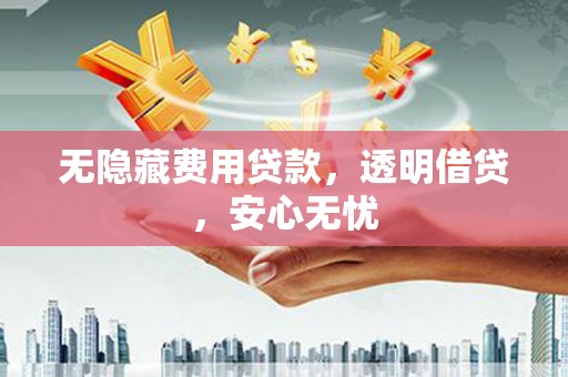 珙县无隐藏费用贷款，透明借贷，安心无忧
