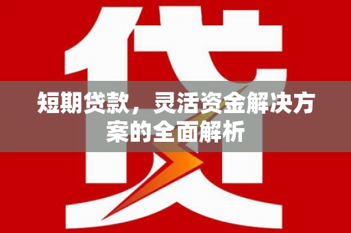珙县短期贷款，灵活资金解决方案的全面解析