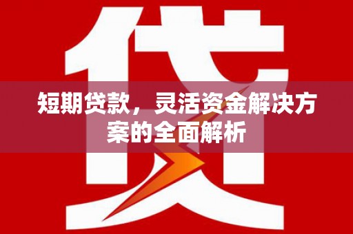 珙县短期贷款，灵活资金解决方案的全面解析