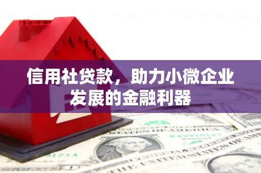 珙县信用社贷款，助力小微企业发展的金融利器