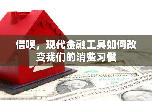 珙县借呗，现代金融工具如何改变我们的消费习惯