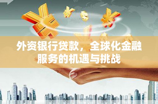 珙县外资银行贷款，全球化金融服务的机遇与挑战