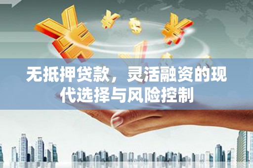 珙县无抵押贷款，灵活融资的现代选择与风险控制