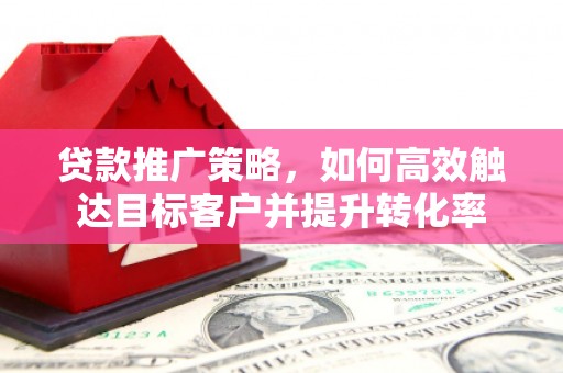 珙县贷款推广策略，如何高效触达目标客户并提升转化率