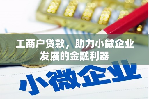 珙县工商户贷款，助力小微企业发展的金融利器