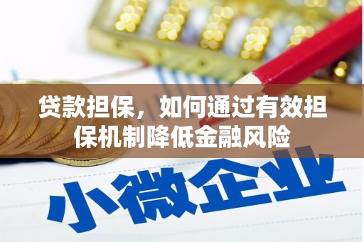 珙县贷款担保，如何通过有效担保机制降低金融风险