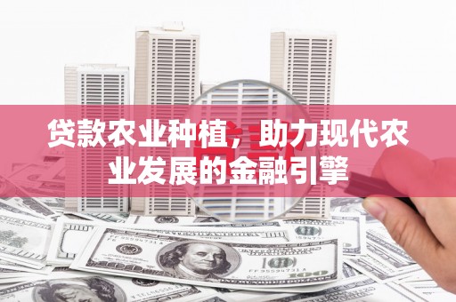 珙县贷款农业种植，助力现代农业发展的金融引擎
