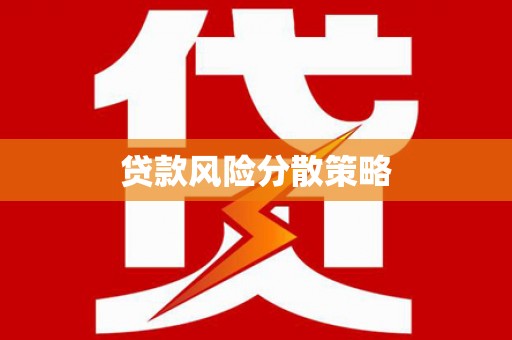 珙县贷款风险分散策略