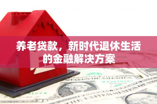 珙县养老贷款，新时代退休生活的金融解决方案