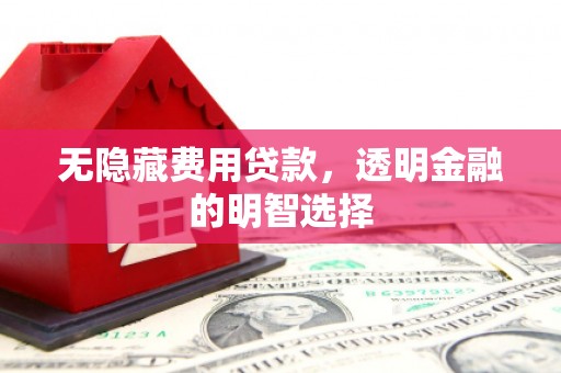 珙县无隐藏费用贷款，透明金融的明智选择