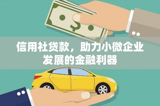 珙县信用社贷款，助力小微企业发展的金融利器