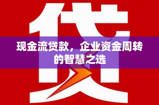 珙县现金流贷款，企业资金周转的智慧之选